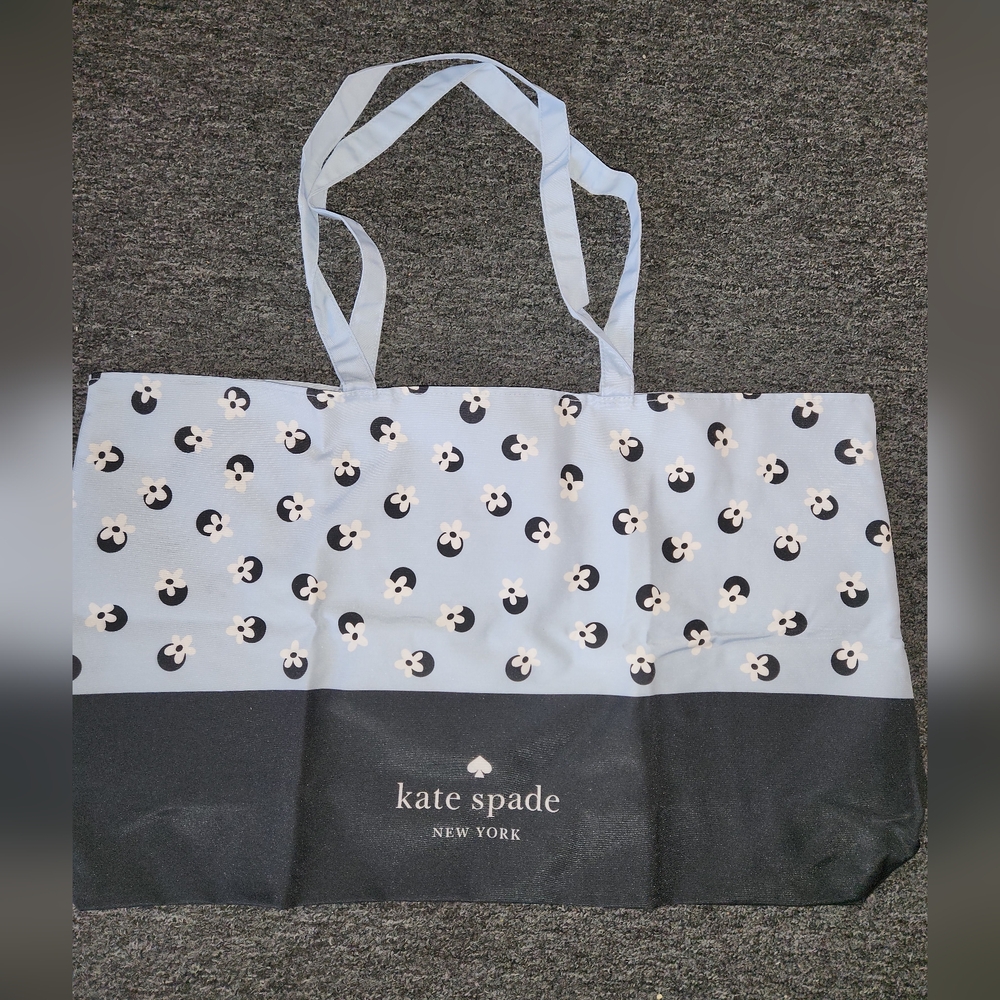 Kate Spade Blue and Black Elegant Tote